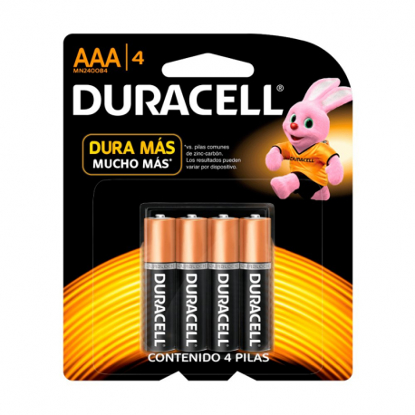 351 X 4 DURACELL                                                     | PILAS MN-2400 AAA POR 4 UNIDADES                                                                                                                                                                                                                